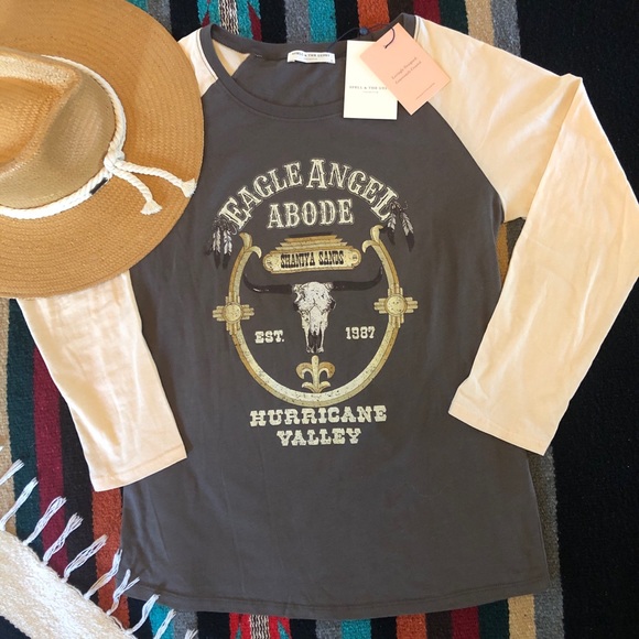 Spell & the Gypsy Collective EagleAngel Baseball T - Picture 2 of 7